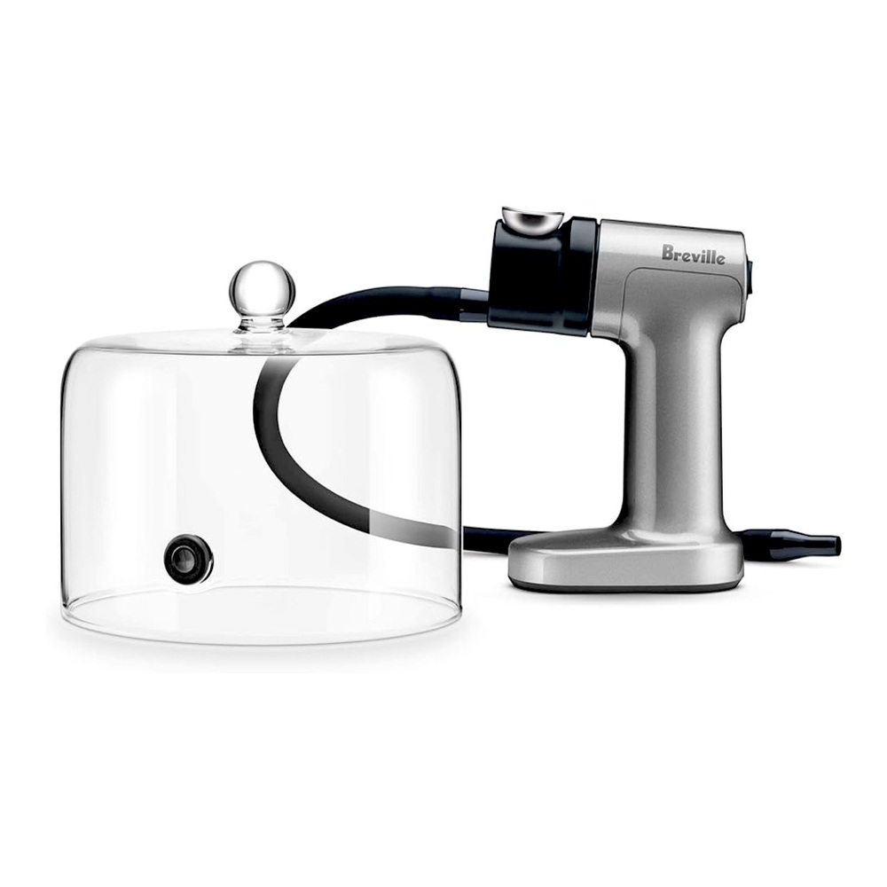 NWOT Breville Silver Smoking Gun with Clear Dome